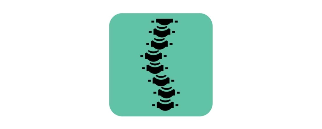 Chiropractor niche flat icon