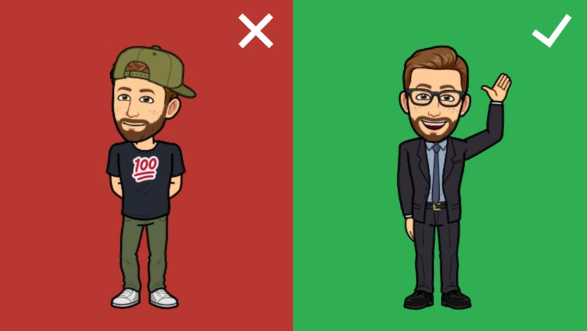 Look presentable in closing sales